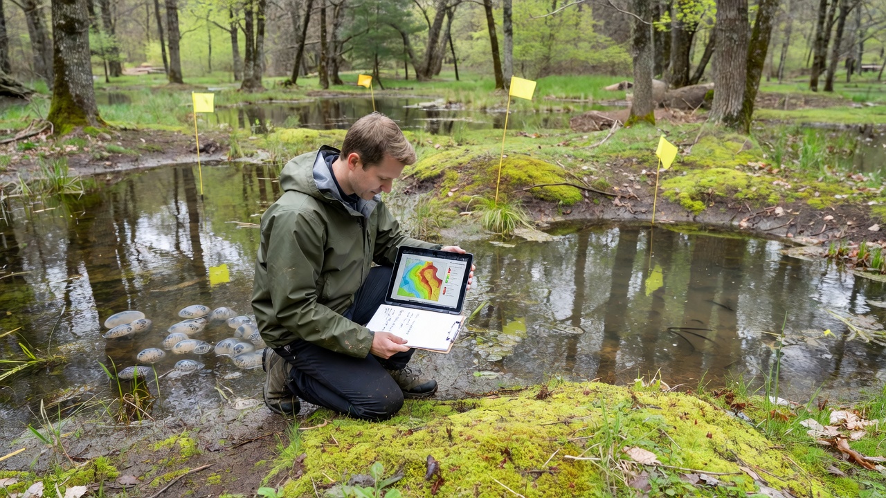 Investigating the Effects of Minor Elevation Variations on Amphibian Breeding Site Selection in Vernal Pools